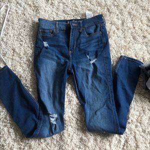 Hollister ripped jeans
